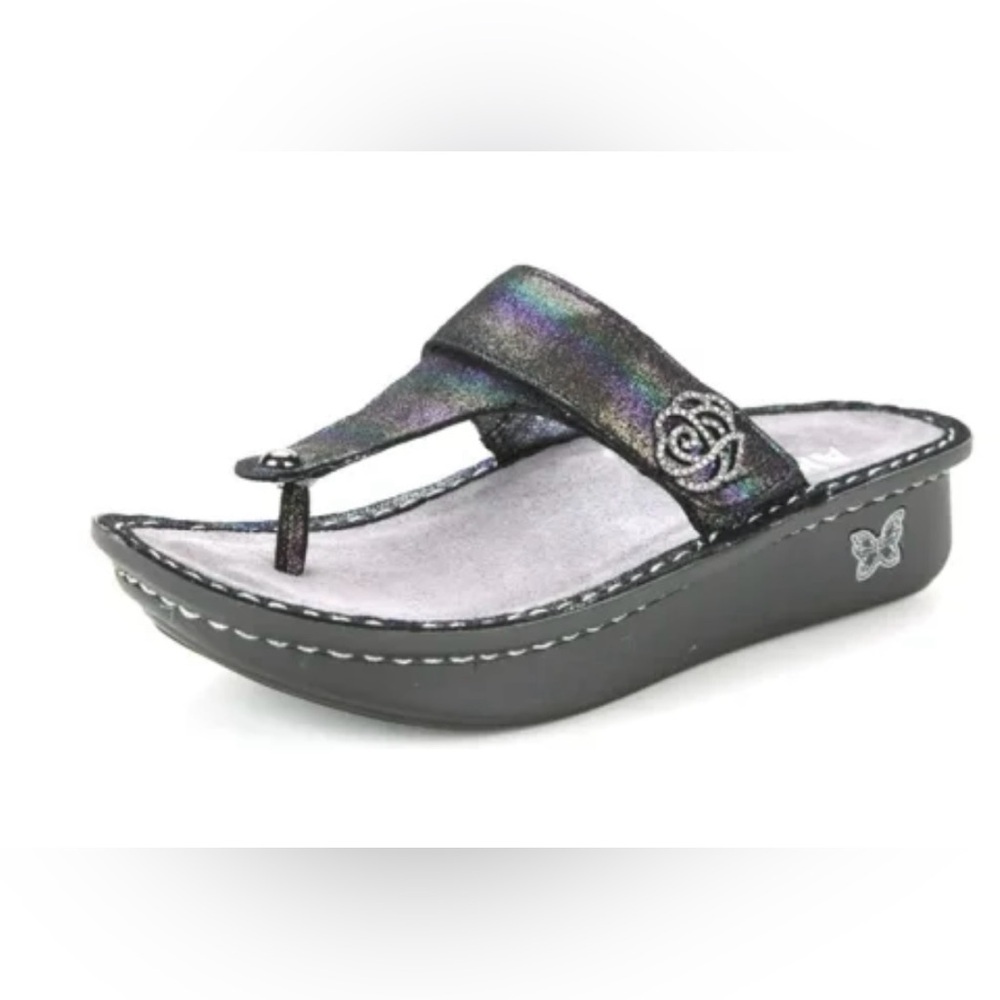 ALEGRIA Carina Blue Rainbow Sandals 6